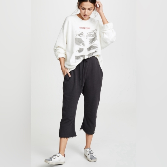 R13 Black Track Pants